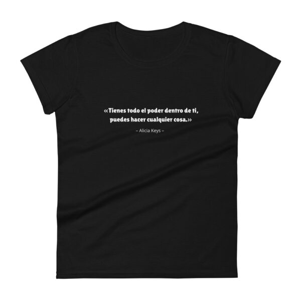 Tienes todo el poder dentro de ti, puedes hacer cualquier cosa_Camiseta ajustada - Imagen 2