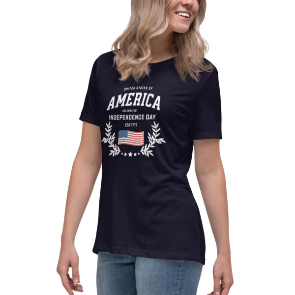 United States of America celebrates Independence Day_Camiseta suelta - Imagen 3