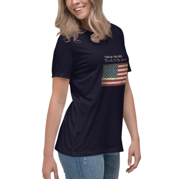 Land of the free, Thanks to the brave_Camiseta suelta - Imagen 5