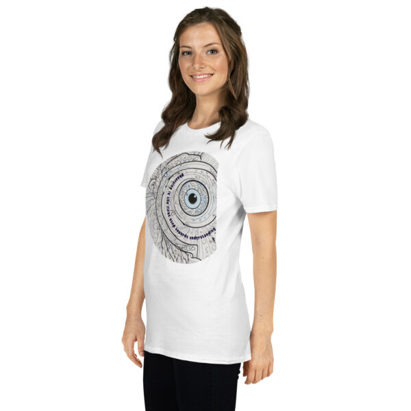 Observing is the first step towards understanding _Camiseta de manga corta unisex - Imagen 4